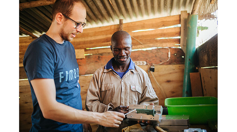 Werkstatt in Uganda