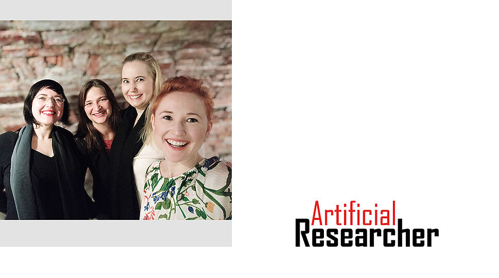 Gruppen-Foto der Artificial Researcher-Gründerinnen
