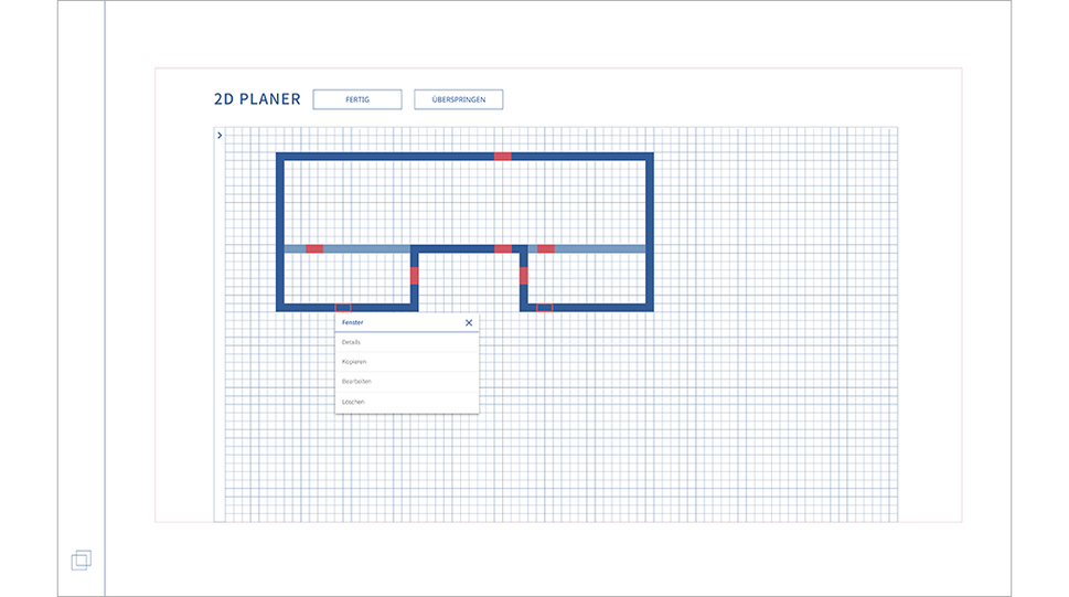  smartbricks-Screen mit 2-D Planer