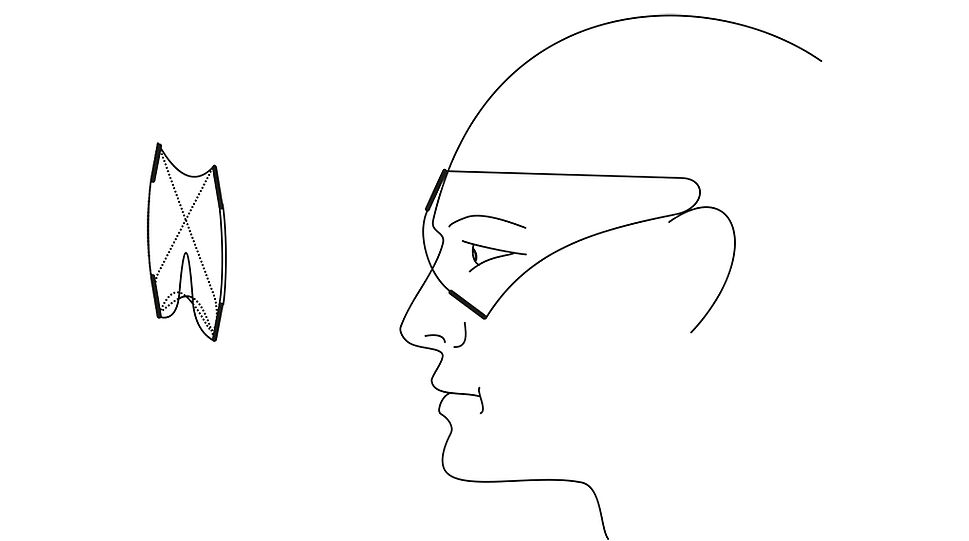 ThinTec Patent-Illustration der Brille
