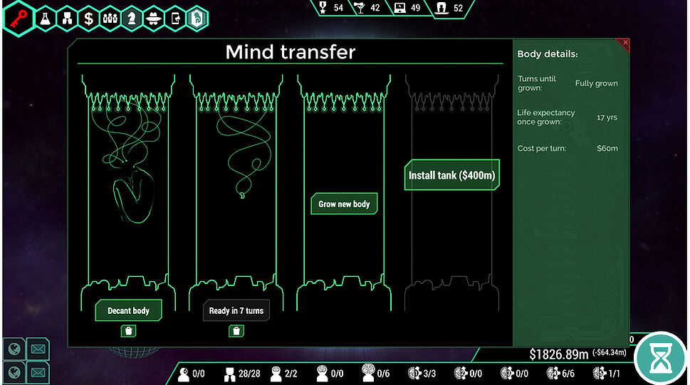 Game Benutzeroberfläche - Grafik Mind transfer