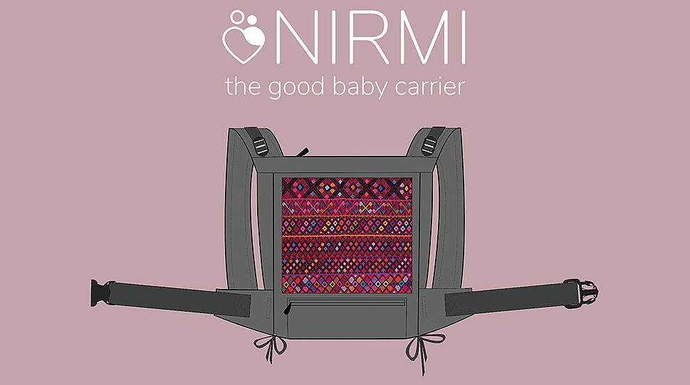 NIRMI-Logo - Claim "The good Babycarrier"