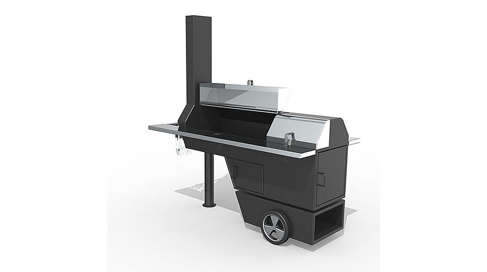 Smoke It - BBQ System Grill geschlossen