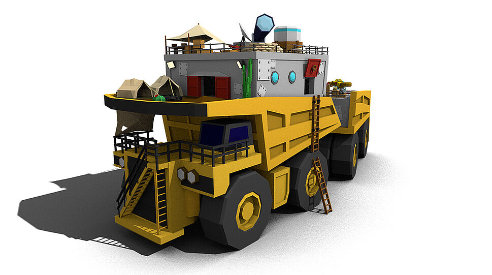 3D-Spiele-Darstellung Rebuilders-Mobabase